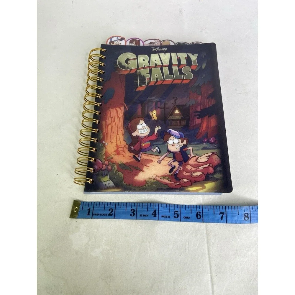 Disney Gravity Falls Tab Journal Notebook Book Spiral NEW
